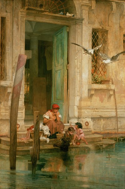 Am Kanal, Venedig von Marcus Stone